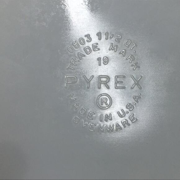 PYREX BUTTER PRINT 3 Piece Set Farm Blue Rooster 19 15 9 - Picture 9 of 16